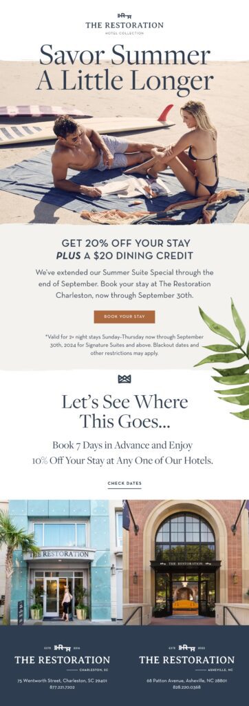 hotel email marketing